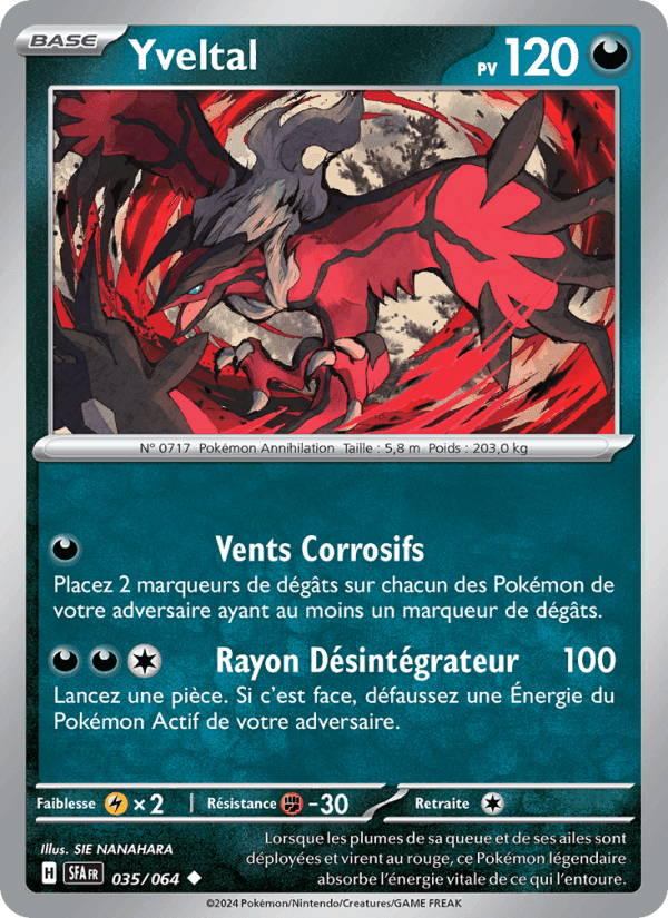 Yveltal, carte 035 de Fable Nébuleuse