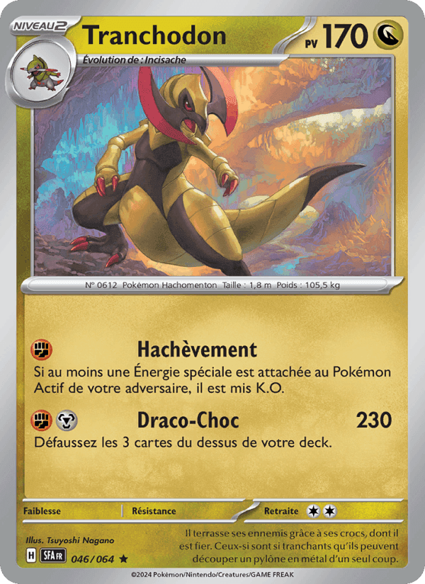 Tranchodon, carte 046 de Fable Nébuleuse
