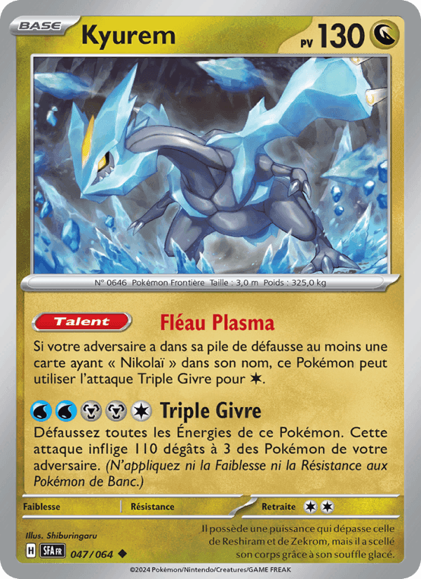 Fable Nébuleuse の 047 番、Kyurem