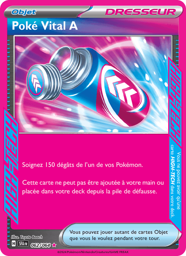Poké Vital A, card 062 from Fable Nébuleuse