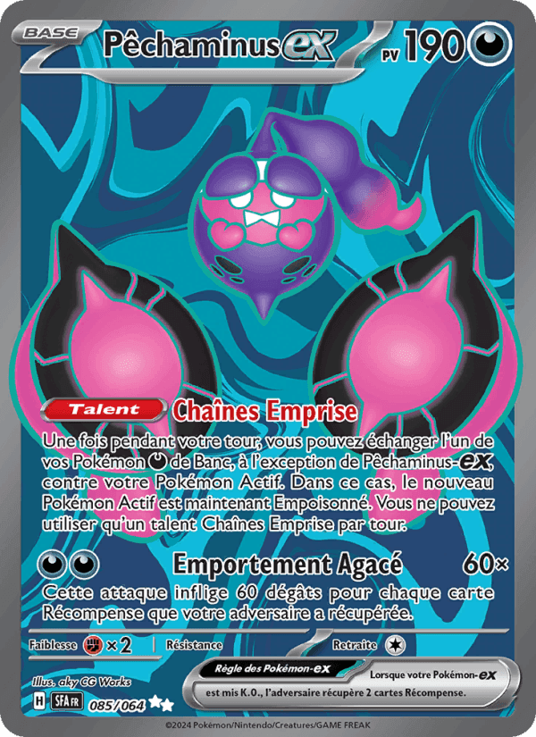Pêchaminus-ex, carte 085 de Fable Nébuleuse