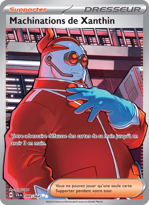 Machinations de Xanthin, carte 089 de Fable Nébuleuse