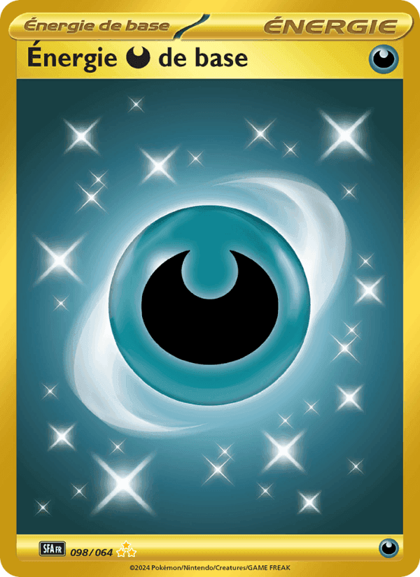 Énergie Darkness de base, carte 098 de Fable Nébuleuse