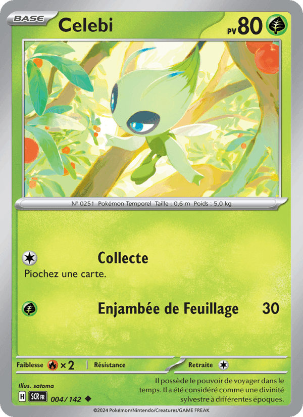 Celebi, carta 004 di Couronne Stellaire