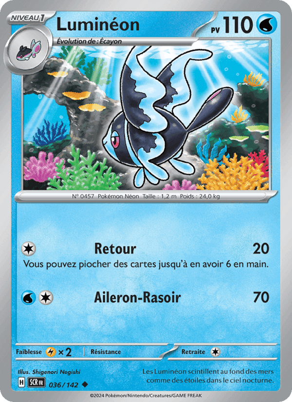 Luminéon, card 036 from Couronne Stellaire