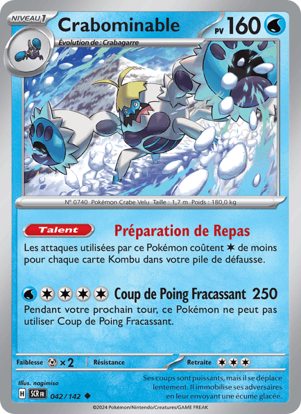 Crabominable, card 042 from Couronne Stellaire