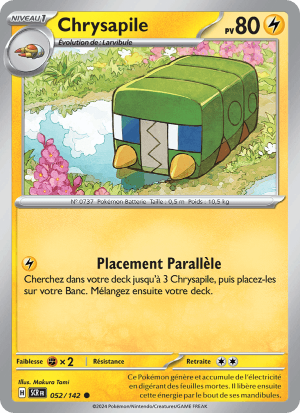 Chrysapile, carta 052 di Couronne Stellaire