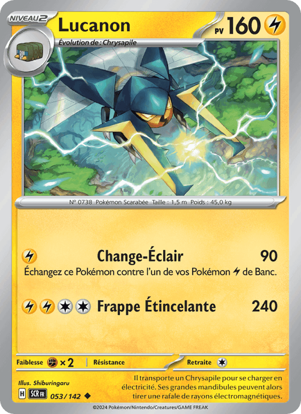 Lucanon, carta 053 de Couronne Stellaire
