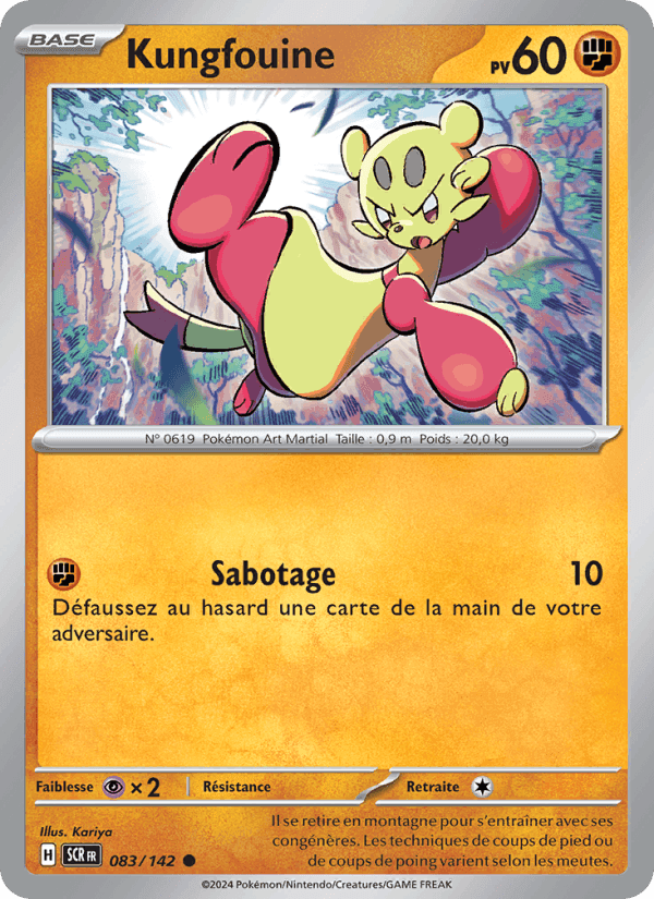 Kungfouine, carte 083 de Couronne Stellaire