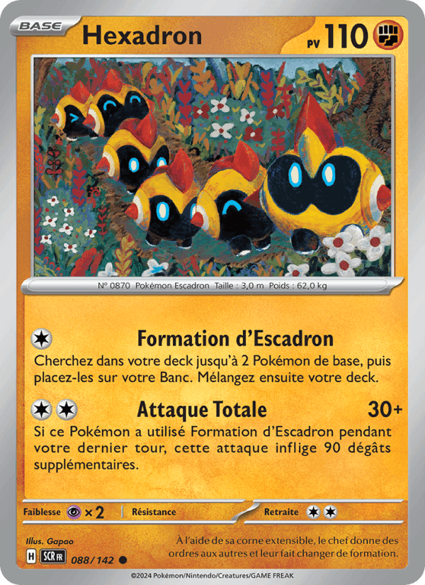 Hexadron, carte 088 de Couronne Stellaire