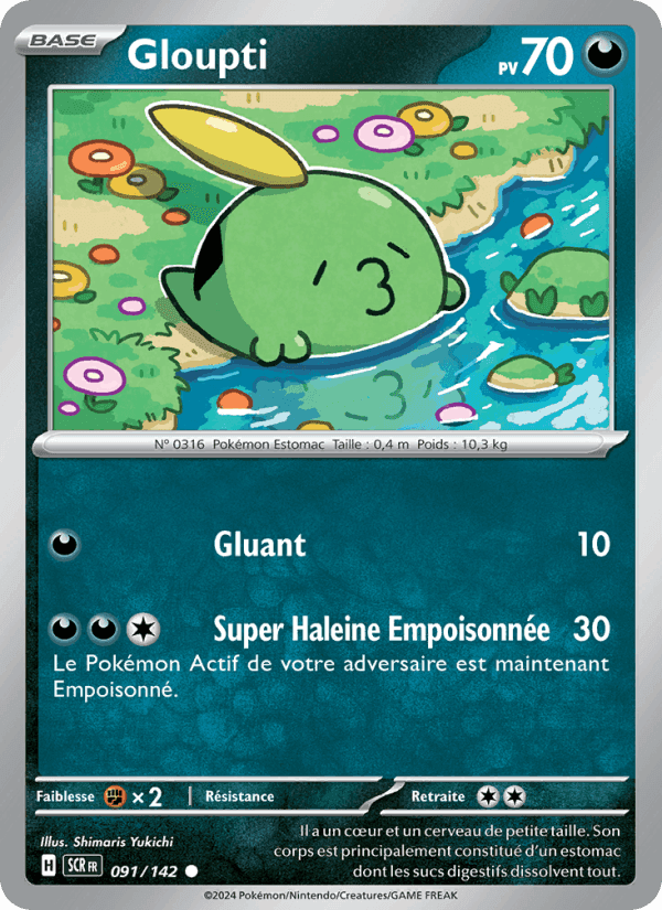 Gloupti, carte 091 de Couronne Stellaire