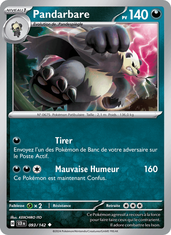 Pandarbare, card 093 from Couronne Stellaire