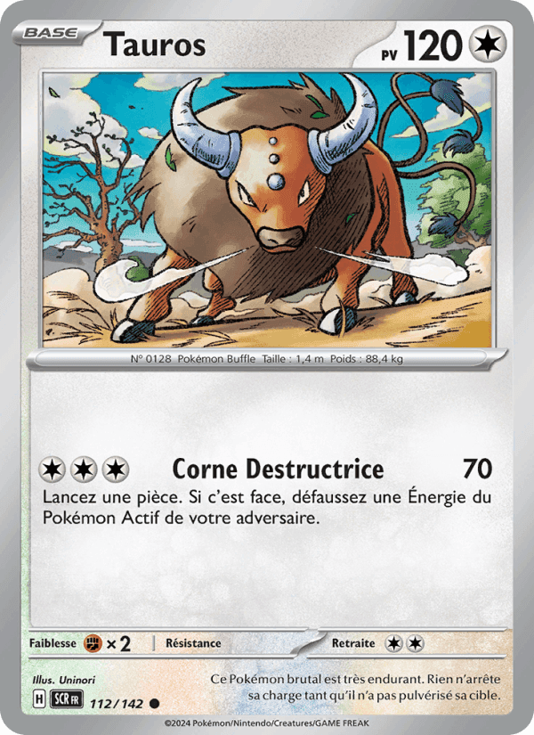Tauros, card 112 from Couronne Stellaire