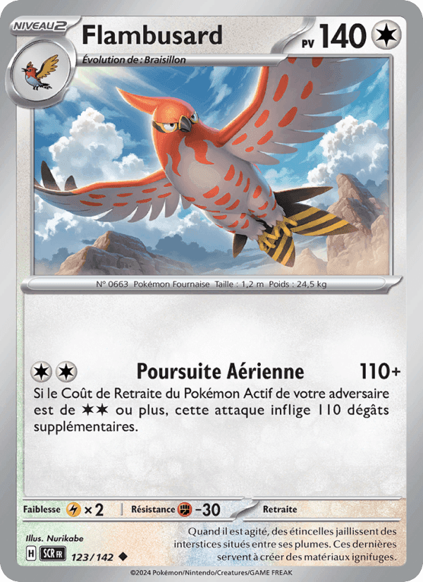 Flambusard, carte 123 de Couronne Stellaire