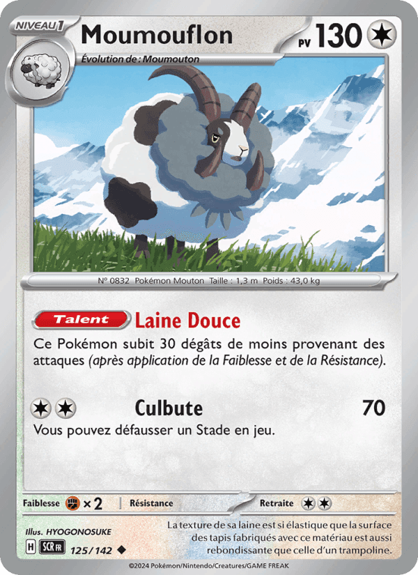 Moumouflon, carte 125 de Couronne Stellaire