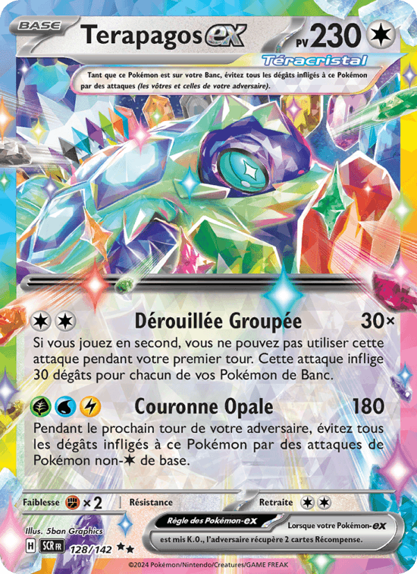 Terapagos-ex, carta 128 di Couronne Stellaire