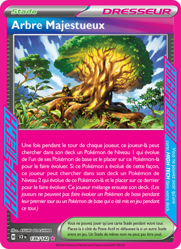 Arbre Majestueux, carte 136 de Couronne Stellaire