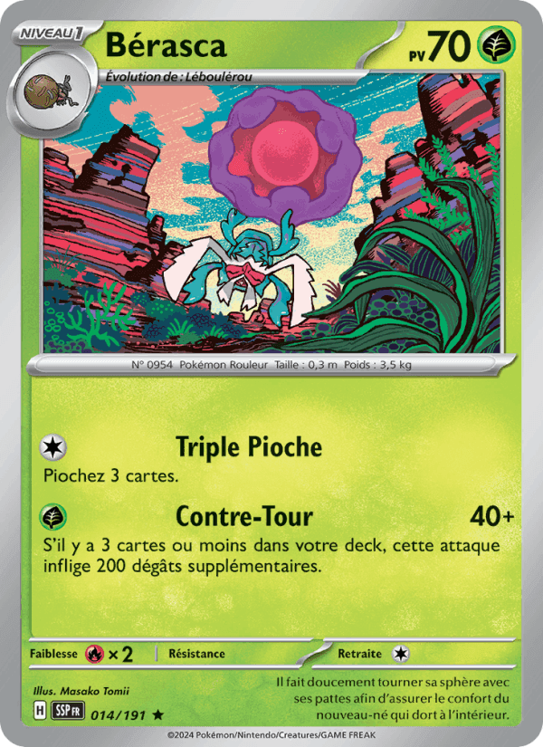 Bérasca, carte 014 de Étincelles Déferlantes