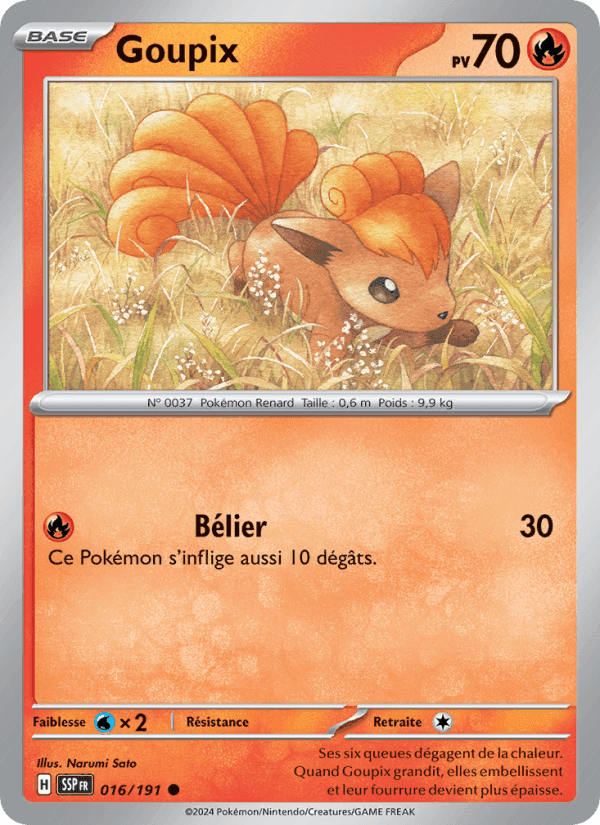 Goupix, carte 016 de Étincelles Déferlantes