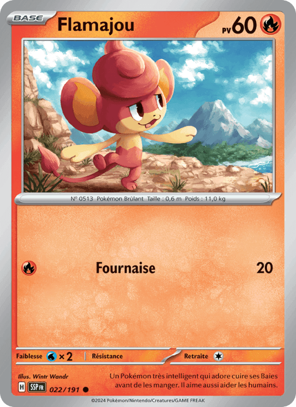Flamajou, carte 022 de Étincelles Déferlantes