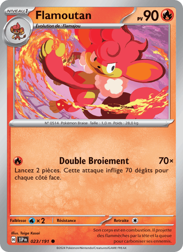 Flamoutan, carta 023 di Étincelles Déferlantes