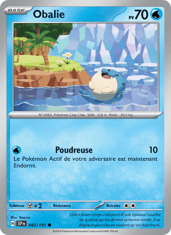 Obalie, carte 043 de Étincelles Déferlantes