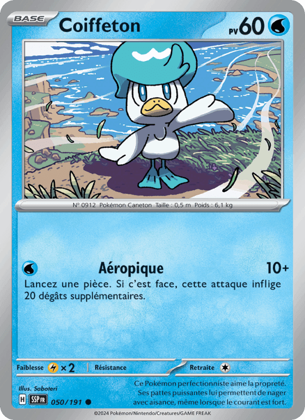 Coiffeton, carte 050 de Étincelles Déferlantes