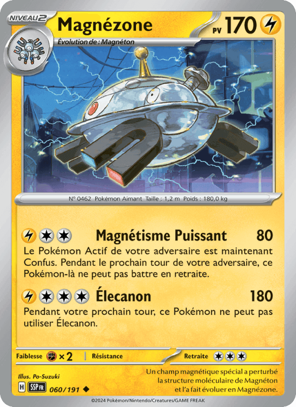 Magnézone, carte 060 de Étincelles Déferlantes