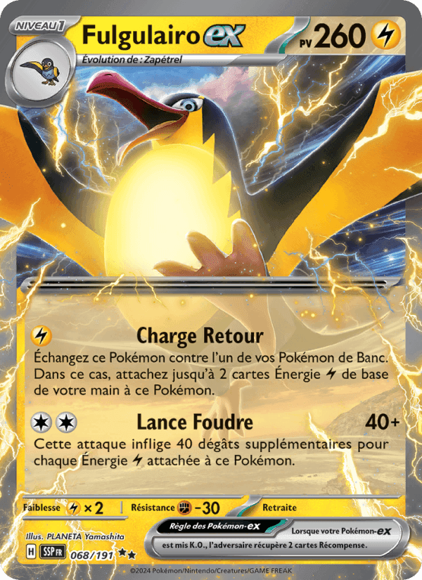 Fulgulairo-ex, carte 068 de Étincelles Déferlantes