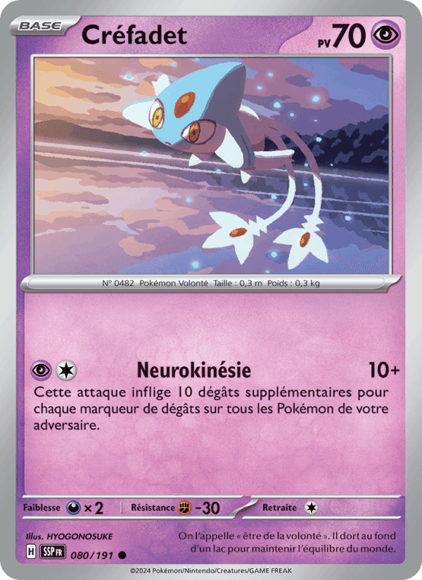 Créfadet, carta 080 di Étincelles Déferlantes