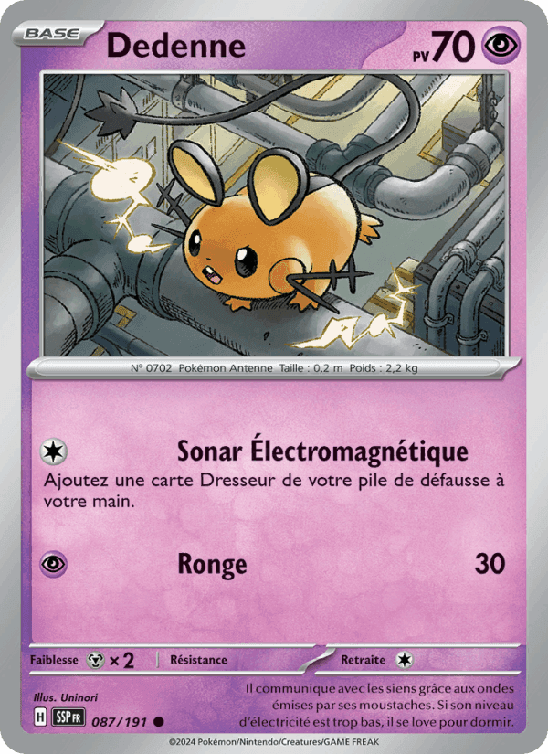 Étincelles Déferlantes の 087 番、Dedenne
