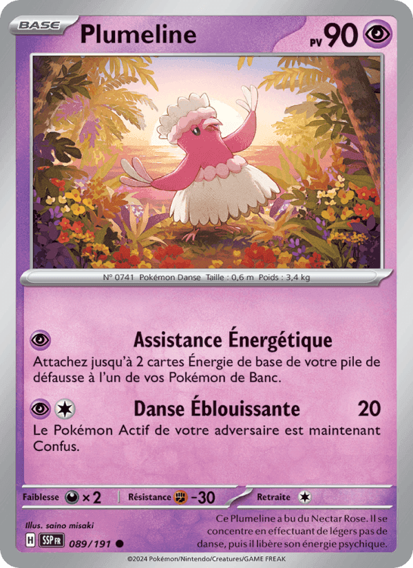 Plumeline, card 089 from Étincelles Déferlantes