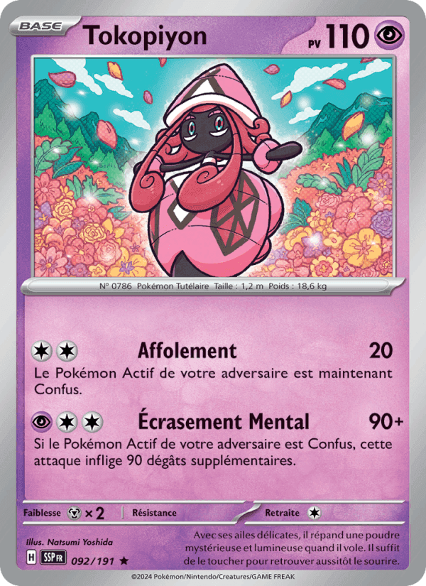 Tokopiyon, carte 092 de Étincelles Déferlantes