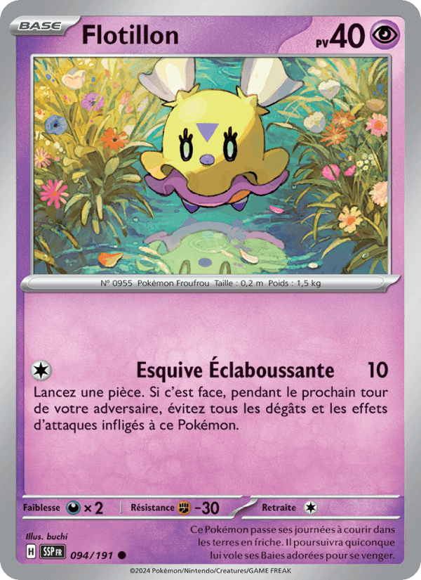 Flotillon, carta 094 di Étincelles Déferlantes