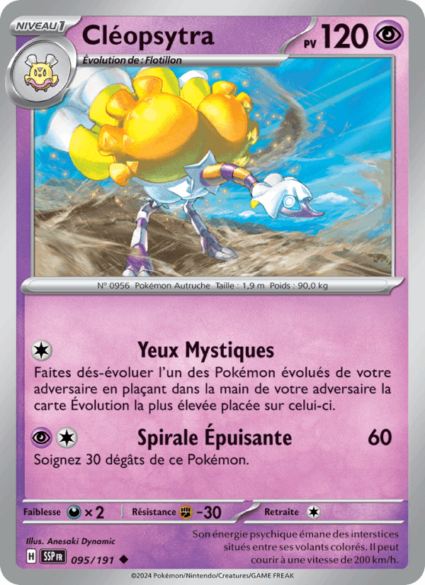 Cléopsytra, carte 095 de Étincelles Déferlantes