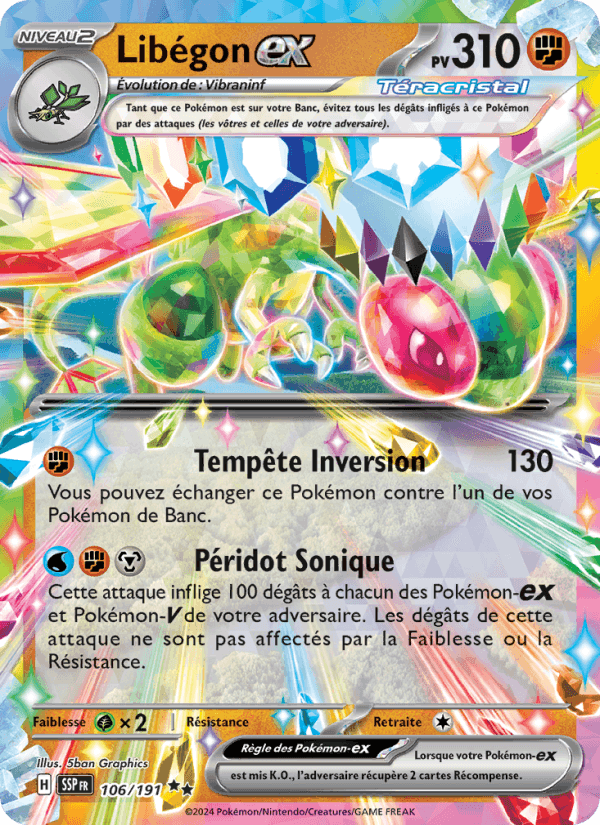 Libégon-ex, carte 106 de Étincelles Déferlantes