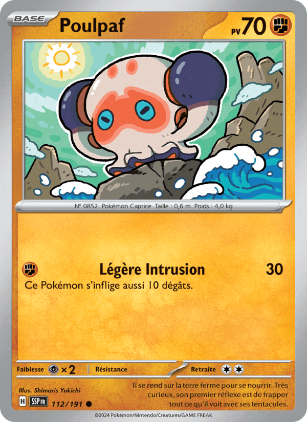Poulpaf, card 112 from Étincelles Déferlantes