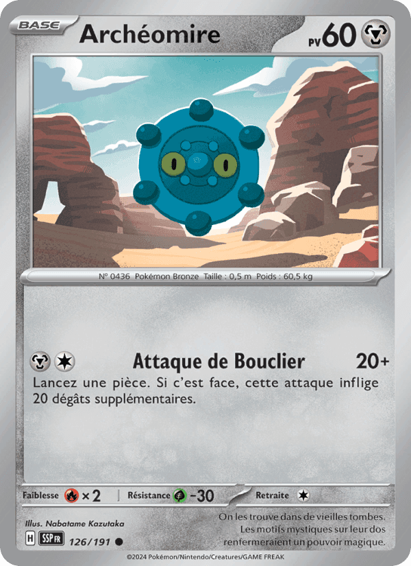 Archéomire, carta 126 de Étincelles Déferlantes