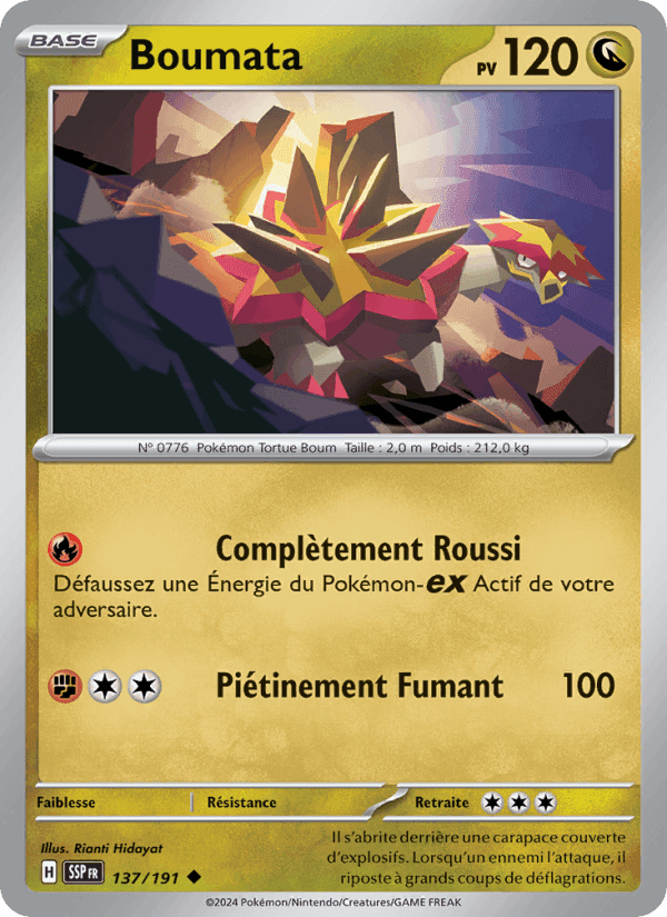 Boumata, carte 137 de Étincelles Déferlantes