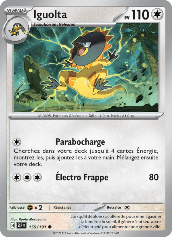 Iguolta, carte 155 de Étincelles Déferlantes