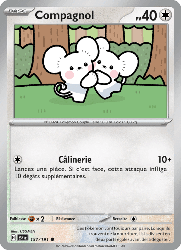 Compagnol, carte 157 de Étincelles Déferlantes