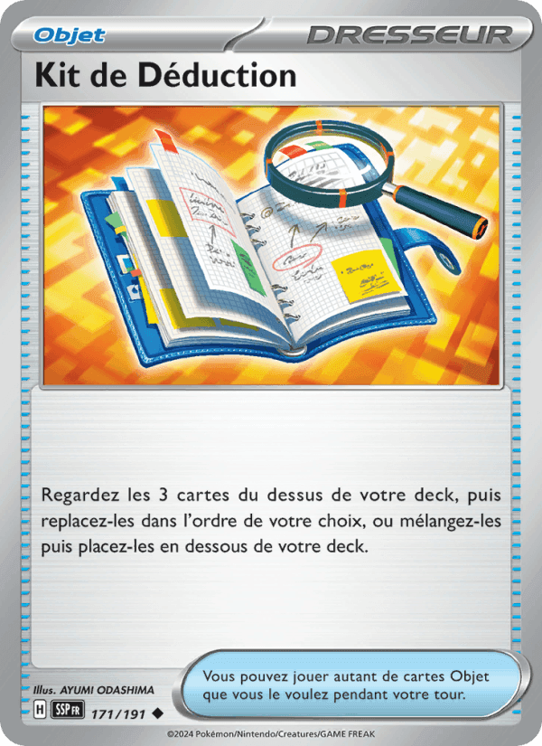 Kit de Déduction, carte 171 de Étincelles Déferlantes