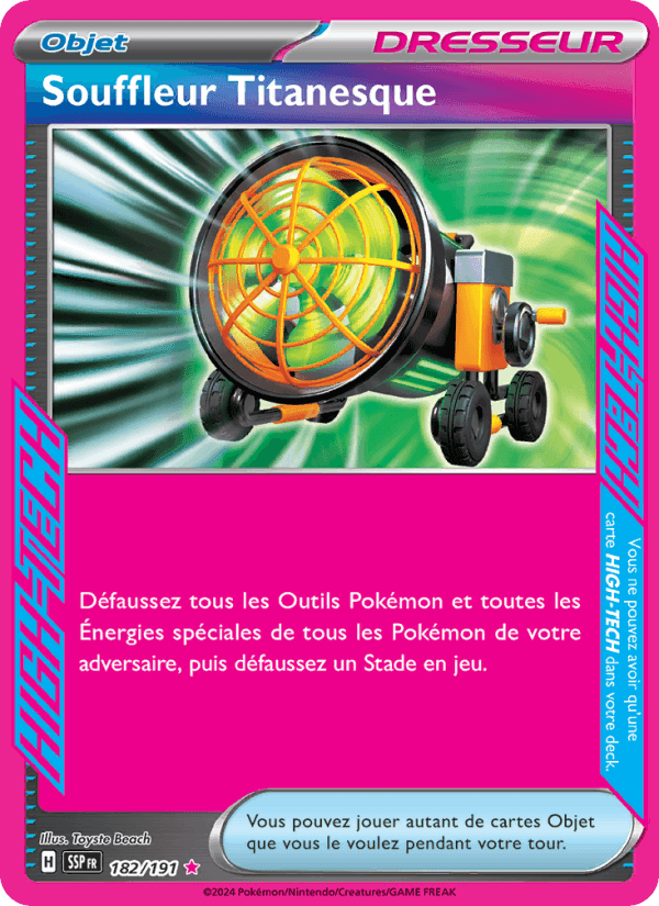 Souffleur Titanesque, card 182 from Étincelles Déferlantes