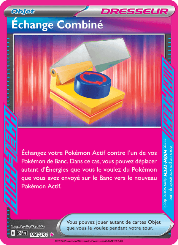 Échange Combiné, card 186 from Étincelles Déferlantes