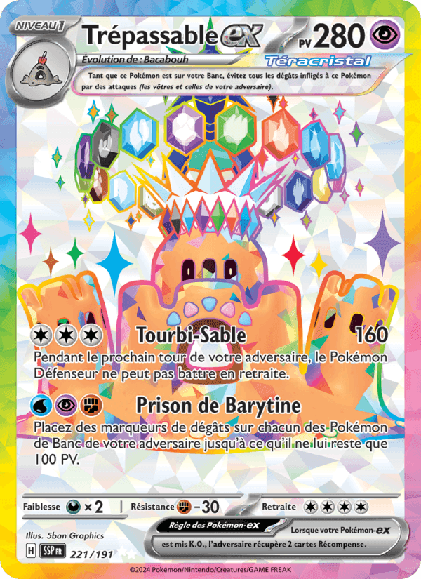 Trépassable-ex, carte 221 de Étincelles Déferlantes