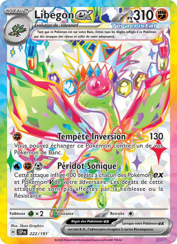 Libégon-ex, carte 222 de Étincelles Déferlantes