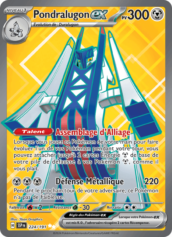 Pondralugon-ex, card 224 from Étincelles Déferlantes