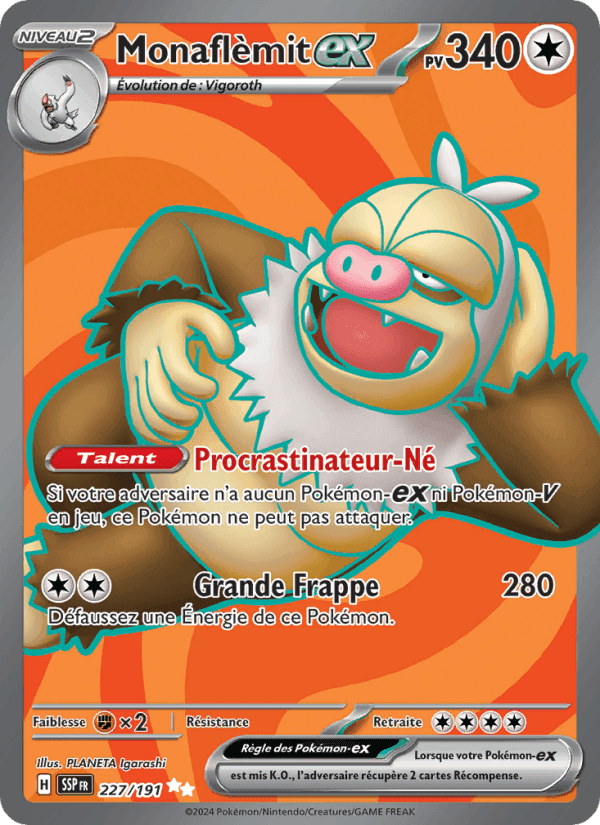 Monaflèmit-ex, card 227 from Étincelles Déferlantes