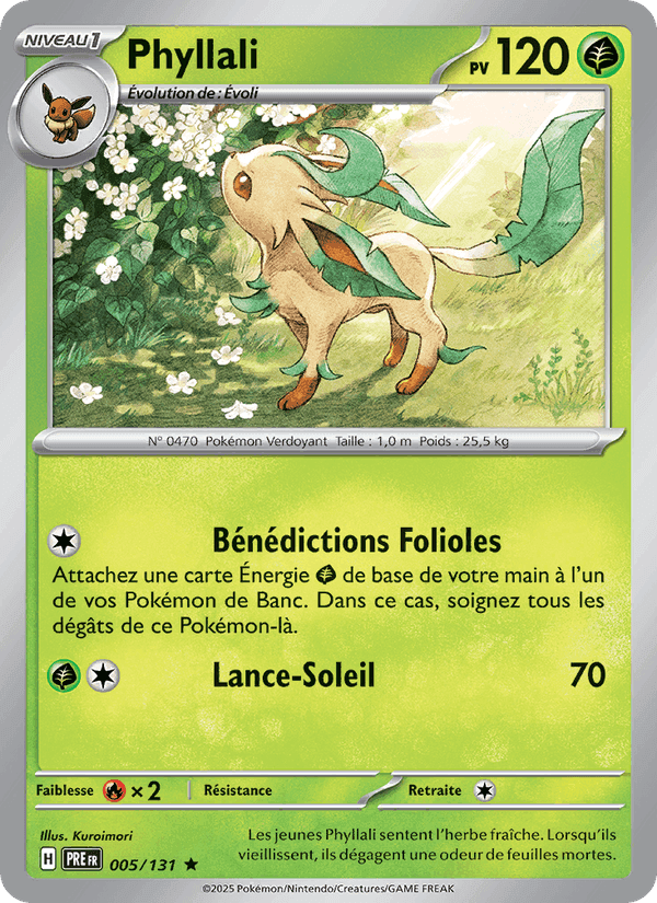 Phyllali, carte 005 de Évolutions Prismatiques