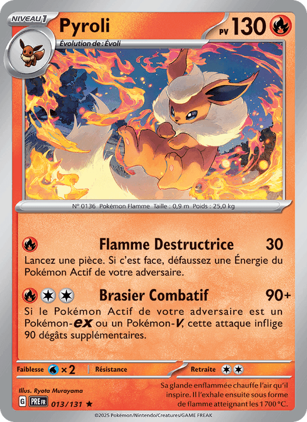 Pyroli, carta 013 di Évolutions Prismatiques